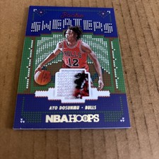 2018 Hoops Rookie Sweaters RELIC Ayo Dosunmu RC #RSW-AD Bulls Basketball (f3)