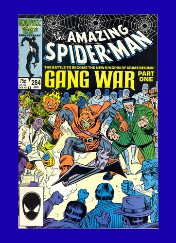 Amazing Spider-Man #284 - Hobgoblin - Punisher - Gang War Begins - 1987 9.6 NM+