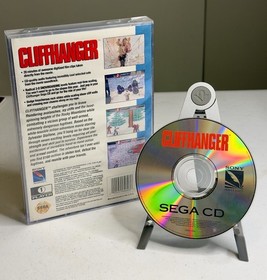 Cliffhanger (Sega CD, 1993) CIB, Reg Card, Tested