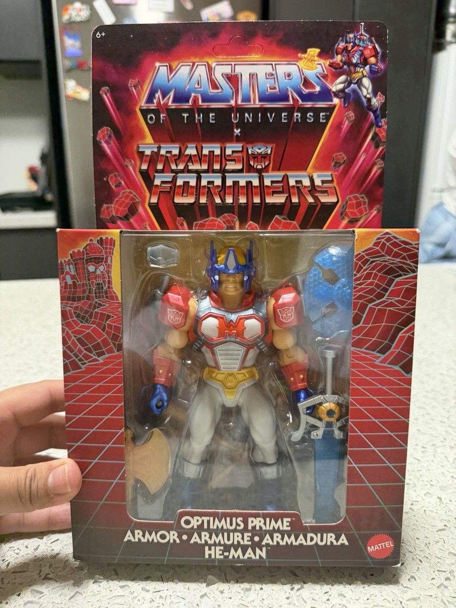 Masters Of The Universe X Transformers- He-Man/Optimus Prime