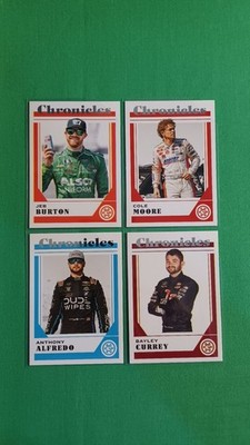 2023 Panini Luminance Lot Of 4 Jeb Burton Cole Moore Anthony Alfredo & Currey 