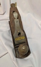 Vintage Stanley C557B Wood Handle Plane Smooth Bottom Made in USA