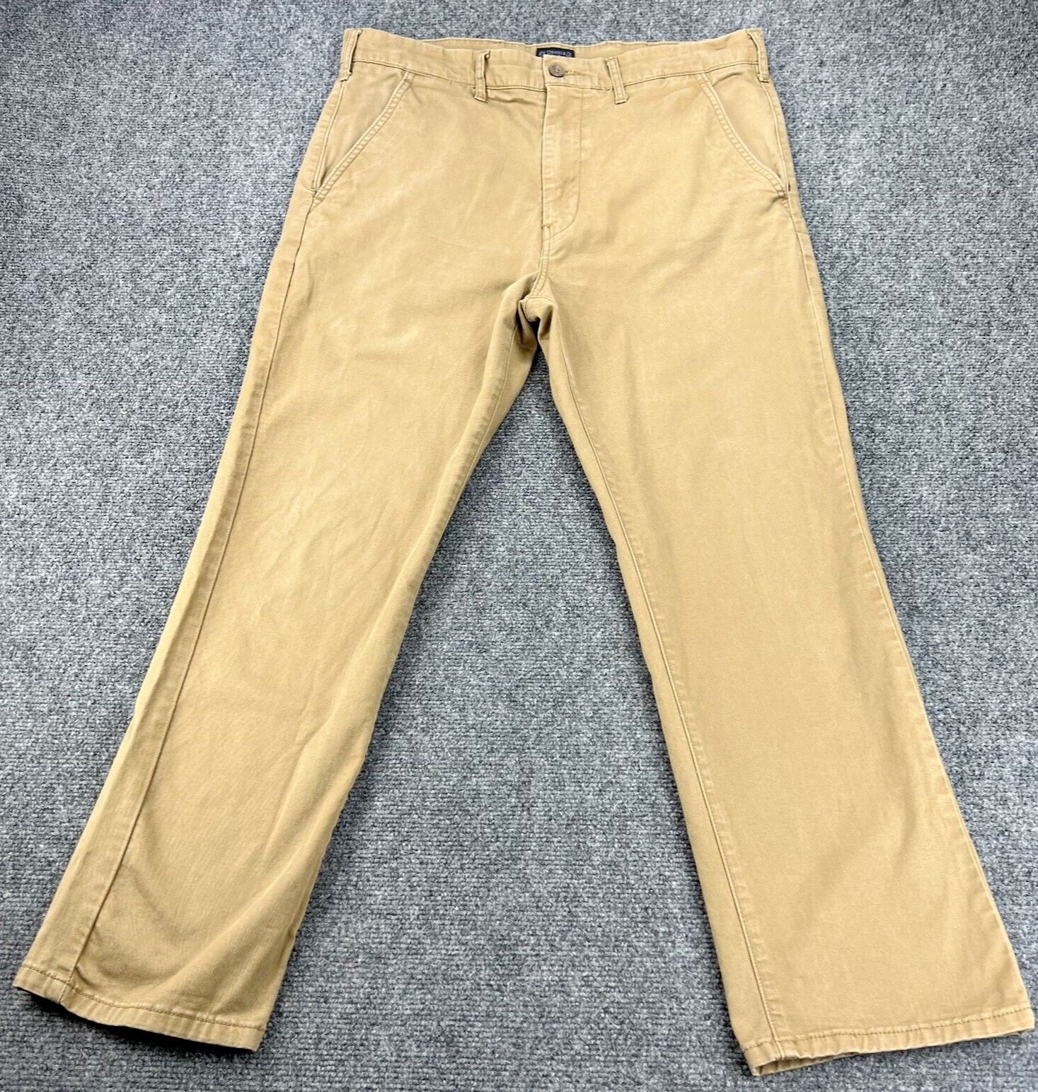 Levis Strauss Chino Pants Mens 34x30 Beige 5 Pocket Straight Work Casual