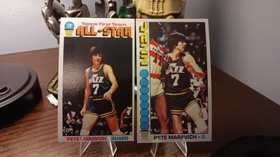 1976-77 Topps #60 Pete Maravich #130 Pete Maravich All-Star