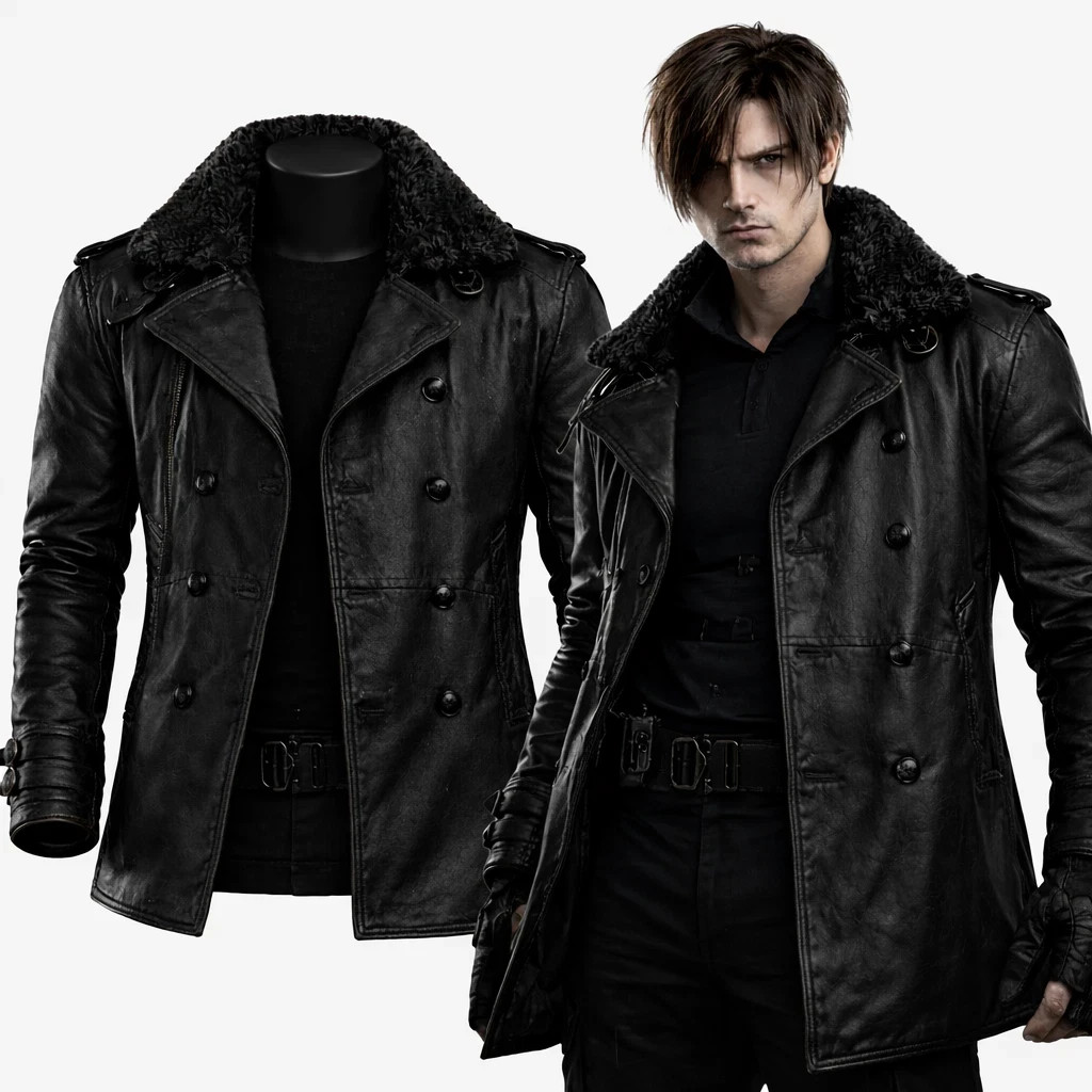 Leon S Kennedy RE9 Requiem Jacket, Resident Evil Leon Cosplay