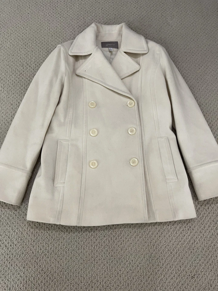 Croft and Barrow Abrigo Mujer Mezcla Lana Talla M Foto 3 de 4