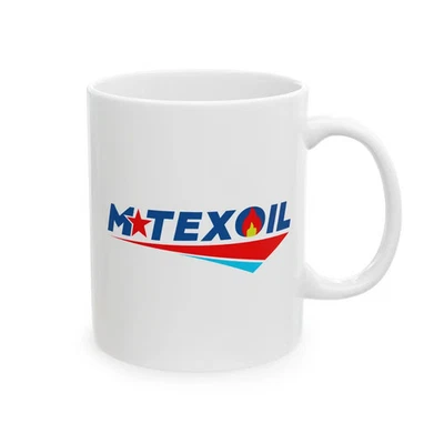 M-Tex Oil Texas Television Oil Company Landman Logo Mug Ceramic Coffee 11oz 15oz