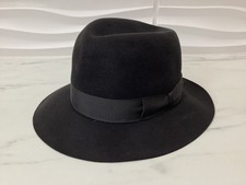 Vintage 1940s- 50s Borsalino Featherweight Fedora Hat