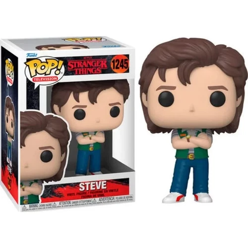 BOX DAMAGED Funko Pop! Television: Stranger Things - Steve Figure #1245 #62398