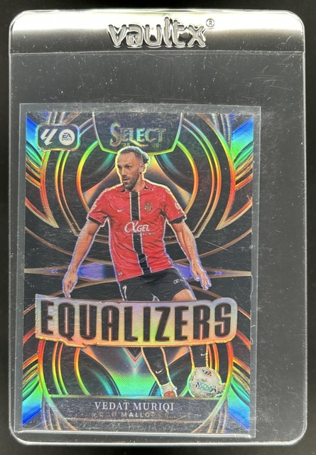 2025-26 Panini Select La Liga Vedat Muriqi Equalizers Black 1/1 #13 Mallorca