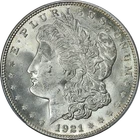 1921-D Morgan Silver Dollar PCGS MS64 Blast White Great Eye Appeal
