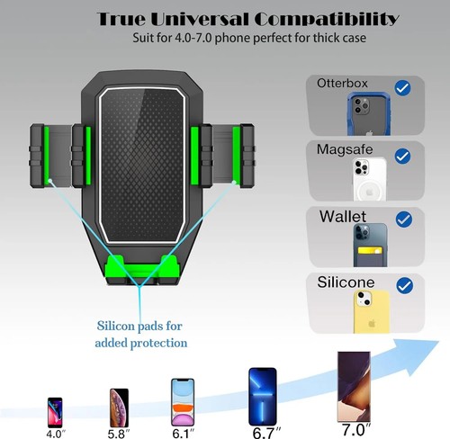 Universal 360° Car Cell Phone Holder Windshield Dashboard Dash Mount For iPhone - Picture 5 of 11