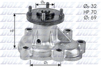 Wasserpumpe MotorküHlung Dolz O131 FüR S93 CC Opel Astra T92 S83 Corsa TR Vectra