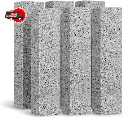 #ad #ad 6 Pack Pumice Stone for Toilet Cleaning Bowl Stick Powerfully Cleans Hard Water $9.99