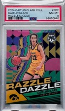 CAITLIN CLARK ROOKIE RARE INSERT RC GRADED CARD SGC 8 Panini Fever