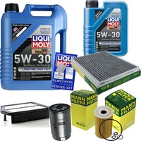 Mann Inspektionspaket 6L Liqui Moly Longtime 5W-30 FüR KIA Carens IV