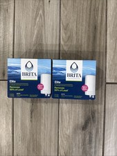 BRITA Faucet Elite WHITE Replacement Filter 2 count **NEW UNSEALED**