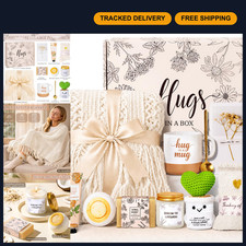 Get Well Soon Gift Basket for Women - Self Care Package with Cozy Blanket