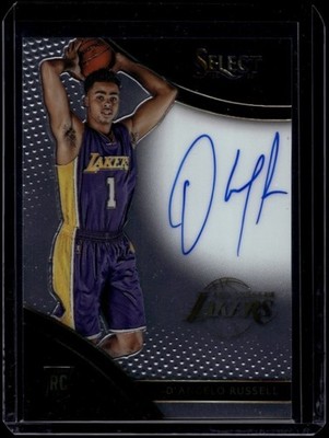 2015-16 Panini Select Basketball D'Angelo Russell #RS-DR RC Rookie Auto /199
