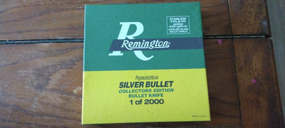 Mint 2000 Remington R-1630 Navigator silver bullet knife