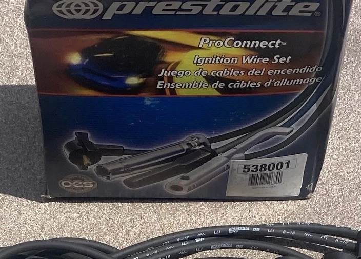 Juego de cables de bujía y botas de bobina Prestolite 538001 Dodge Ram 1500 2500 3500 Foto 3 de 3