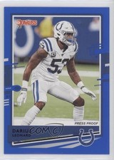 2020 Panini Donruss Press Proof Blue Shaquille Leonard Darius Leonard #119 05h8