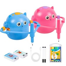 Smart Drawing Robot For Kids With 100 Cards Interactive Educational Drawing Robo