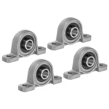 PATIKIL Pillow Block Bearing 5/16" / 8mm Bore, 4 Pcs Vertical Zinc Alloy 5/16 