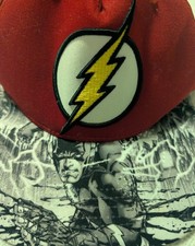 DC Comics The Flash Licensed Embroidered Baseball Snapback Cap