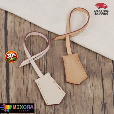 Handmade Real Vachetta Cowhide Leather Key Bell Clochette Luggage Tag Handbags