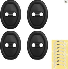 4PCS Car Door Lock Latch Cover, Silicone Door Lock Protector Silent Shock Absorp