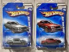 Hot Wheels • Faster Than Ever ‘09 • Buick Grand National • Lot Of 2 • Red • Grey