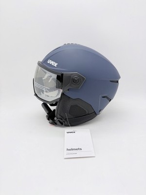 Uvex instinct Visor Skihelm & Skibrille - Gr. 56-58cm - Farbe Navy Matt