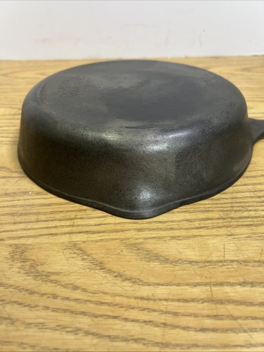 Wagner Ware Sidney -0- stilisiertes Logo #6 Gusseisen Pfanne 1056 C restauriert - Bild 5 von 13