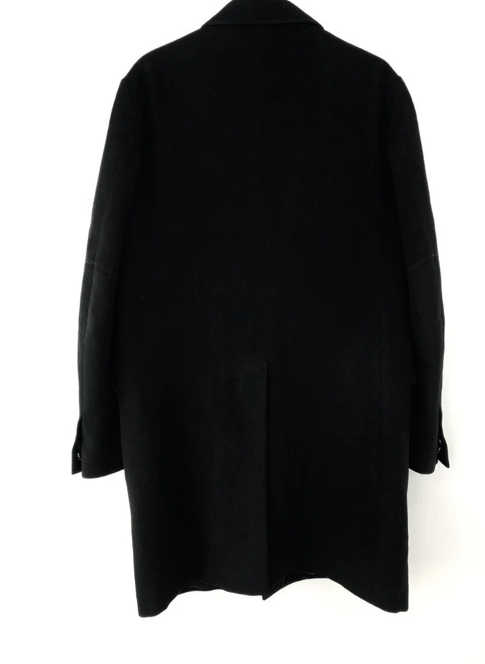 Abrigo de Lana Corneliani ID Negro SIN Chaleco Extraíble Talla 50R Foto 2 de 4