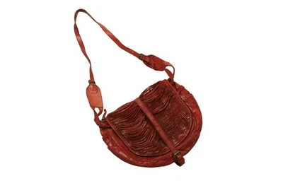 ba&sh Avant Garde Laser Cut Leather Crossbody Bag - Photo 1/4