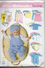 BUTTERICK B5585 SEWING PATTERN SIZE M-L-XL BABY ITEMS uncut