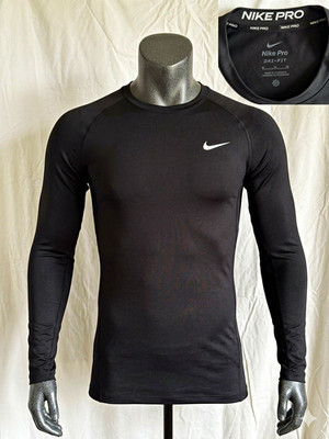 Nike Pro Dri-FIT Firm Compression Long Sleeve Shirt Black XL DH4791-010