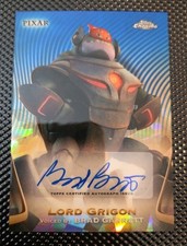 2025 Topps Disney Chrome Authentic Auto Card Lord Grigon Brad Garrett AA-BG