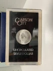 1884 Carson City Silver Dollar. Uncirculated. Has Cert. From The Washington Mint