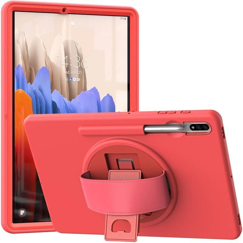 Stand Kid Case For Samsung Tab S7 S7+ S8 S8+ Tablet Shockproof Flip Hybrid Cover - Image 3 of 4