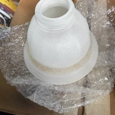 Quorum International 2420 Frosted Textured Glass Bell Shade 2.25 X 6.5 X 4.5