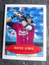 2020 Topps Heritage Minor League 1971 Bazooka #10 Royce Lewis Card