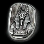 Anubis Egyptian Silver Nugget .5 ozt .999 FS Hand Crafted Silver Art COA NEW