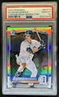 2025 Bowman Kevin McGonigle Chrome Refractor 1st Prospect #/499 Tigers PSA 10