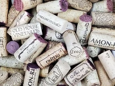 Used Assorted Natural Wine Corks Recycled Crafts Wreaths LOT of 10 20 40 80 100