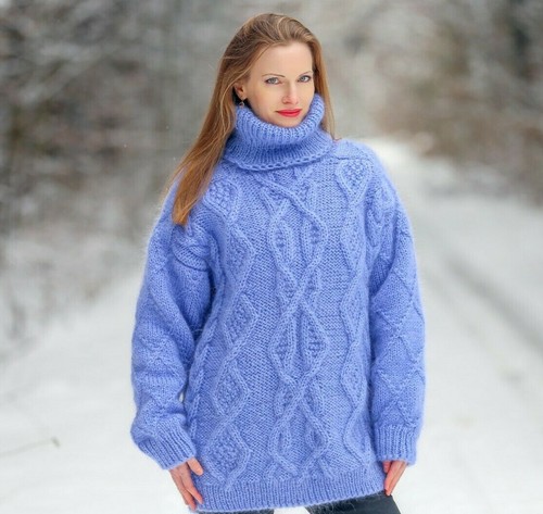 hand knitted thick jumper SUPERTANYA | eBay