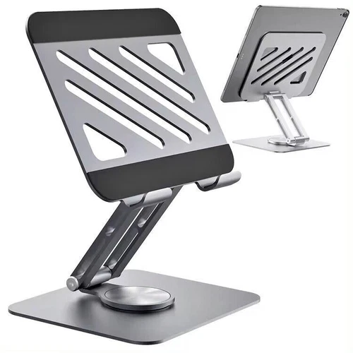 Tablet Stand Mount Stand Aluminum 360° Rotation 4-12" Holder Table Stand