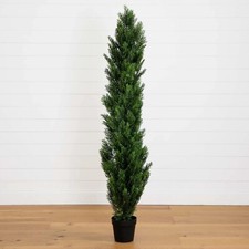 6 Cedar Pine Artificial Topiary Tree Home Dec...