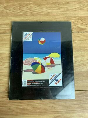 8x10 Glas Clip Rahmen Rahmenlos Bild Foto Urkunde Wand Display